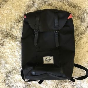 Black herschel backpack